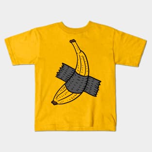 dukt taped wall banana. banana art. Kids T-Shirt